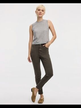 Highrise Skinny Jeans In Olive/Brown - Reitmans